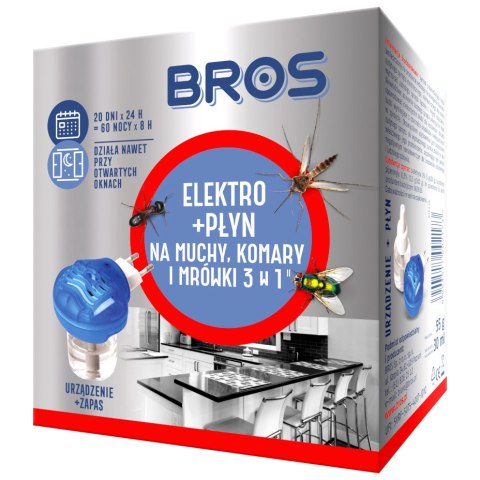 Elektro + płyn Bros na muchy komary i mrówki Bros