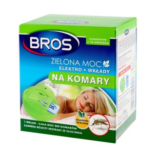 Elektro + wkład Bros zielona moc na komary Bros