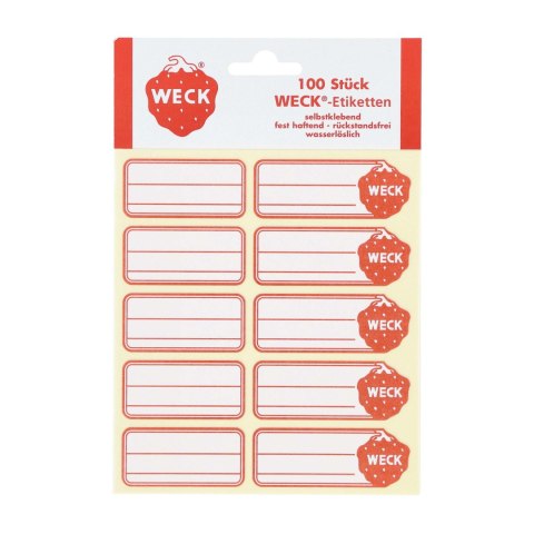 Etykiety Weck 100 szt Weck