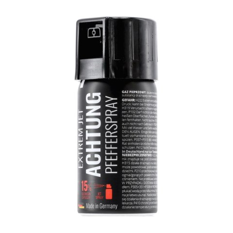 Gaz pieprzowy Achtung eXtrem Jet 15% OC strumień 40 ml NN