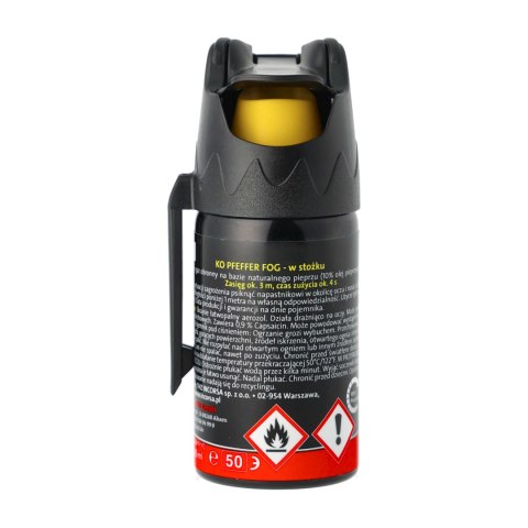 Gaz pieprzowy Klever KO Defenol Fog (stożek) 40 ml F.W. Klever