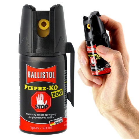 Gaz pieprzowy Klever KO Defenol Fog (stożek) 40 ml F.W. Klever