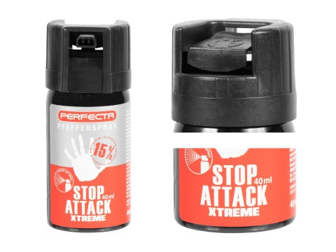 Gaz pieprzowy Perfecta Stop Attack Xtreme stożek 40 ml Perfecta