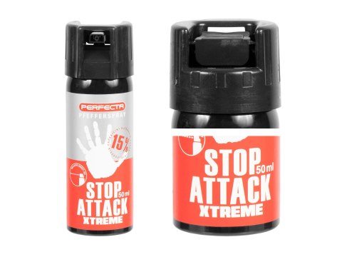Gaz pieprzowy Perfecta Stop Attack Xtreme strumień 50 ml Perfecta