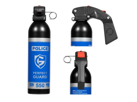 Gaz pieprzowy Police Perfect Guard 550 żel 550 ml gaśnica Guard