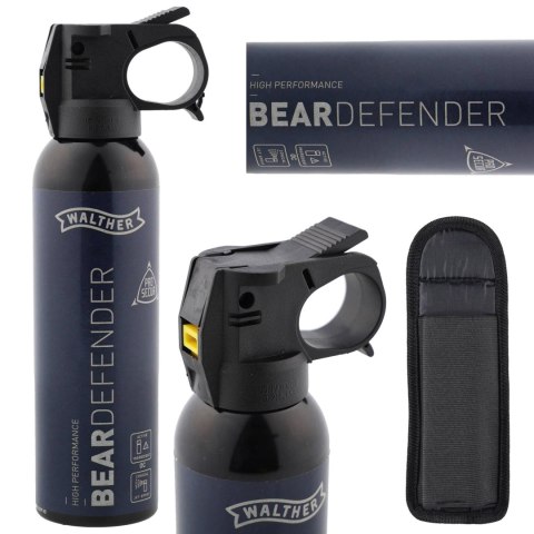 Gaz pieprzowy na niedźwiedzie i wilki Walther Pro Secur Bear stożek 225 ml Walther