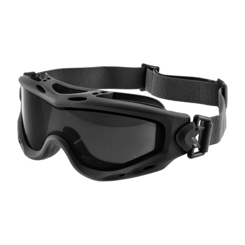 Gogle taktyczne Wiley X Spear SP293DLB smoke / clear / rust, czarne oprawki Wiley X