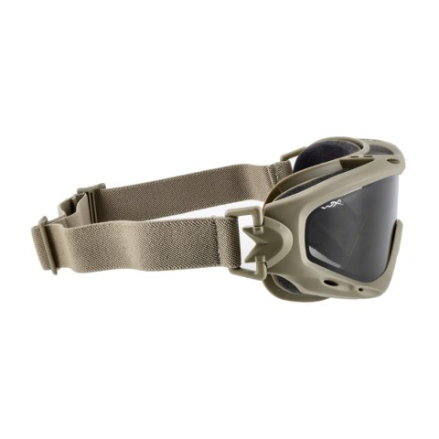 Gogle taktyczne Wiley X Spear SP293DLT smoke / clear / rust, jasnobrązowe oprawki Wiley X