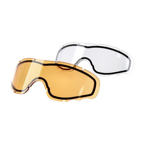 Gogle taktyczne Wiley X Spear SP293DLT smoke / clear / rust, jasnobrązowe oprawki Wiley X