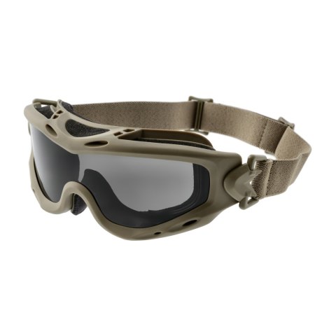 Gogle taktyczne Wiley X Spear SP293T smoke / clear / light rust, jasnobrązowe oprawki Wiley X