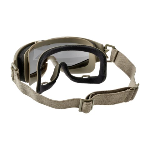 Gogle taktyczne Wiley X Spear SP293T smoke / clear / light rust, jasnobrązowe oprawki Wiley X