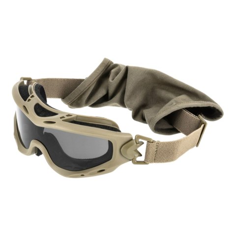 Gogle taktyczne Wiley X Spear SP29T grey / clear, jasnobrązowe oprawki Wiley X