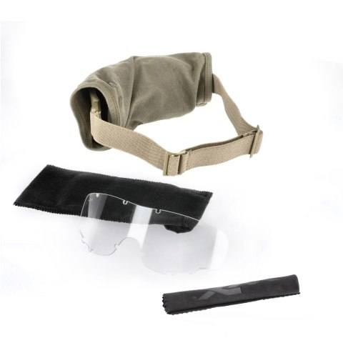 Gogle taktyczne Wiley X Spear SP29T grey / clear, jasnobrązowe oprawki Wiley X