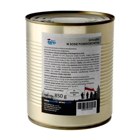 Gołąbki Arpol w sosie pomidorowym 850 g Arpol
