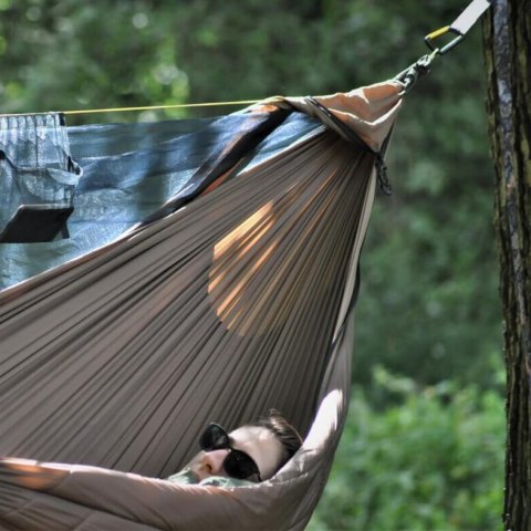 Hamak Flyhamak OutDoor II XL ciemnooliwkowy FlyHamak