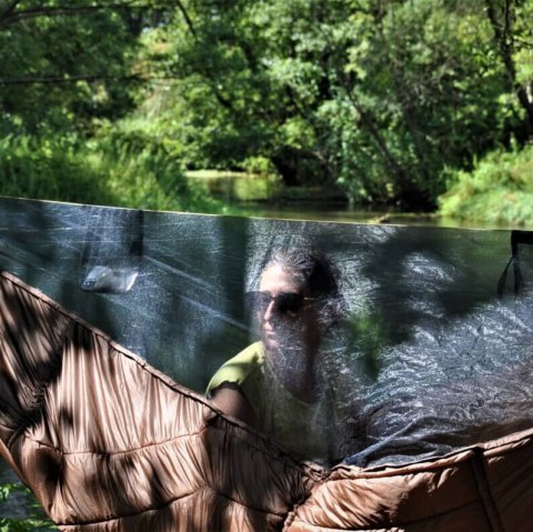 Hamak Flyhamak OutDoor II XL ciemnooliwkowy FlyHamak