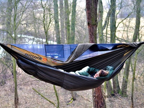 Hamak Flyhamak OutDoor II ciemnooliwkowy FlyHamak