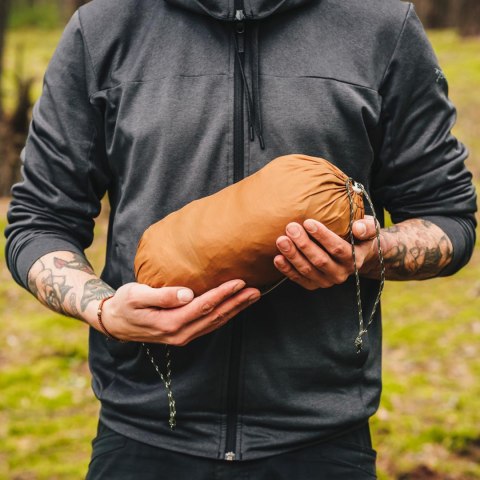 Hamak Lesovik Draka z zawieszeniem Sneka golden brown Lesovik