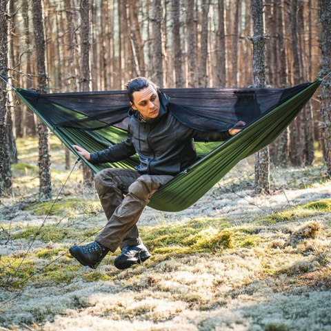 Hamak Lesovik Draka z zawieszeniem Sneka treetop green Lesovik