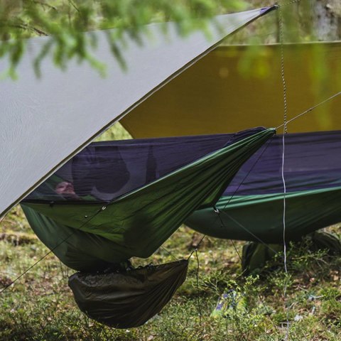 Hamak Lesovik Draka z zawieszeniem Sneka treetop green Lesovik