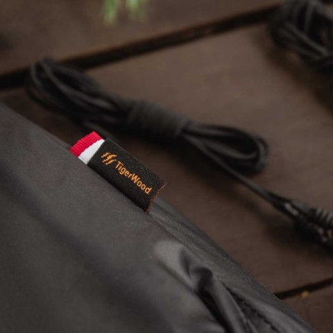 Hamak TigerWood Ważka V1 long z moskitierą czarny Tigerwood