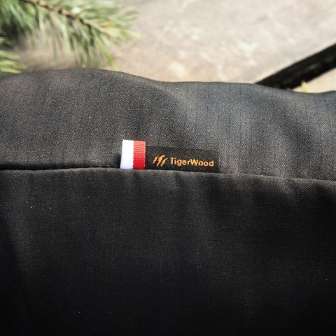 Hamak obozowy TigerWood Niedźwiedź z moskitierą czarny Tigerwood