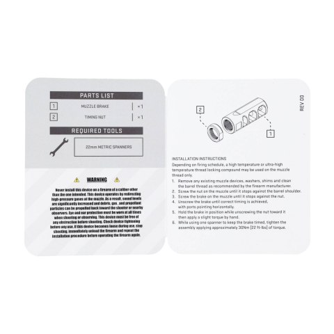 Hamulec wylotowy Audere Imperium .30 5/8x24 UNEF Audere SRL