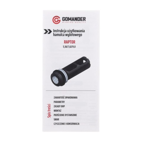 Hamulec wylotowy Gomander Raptor 5,56 1/2x28 UNEF Gomander