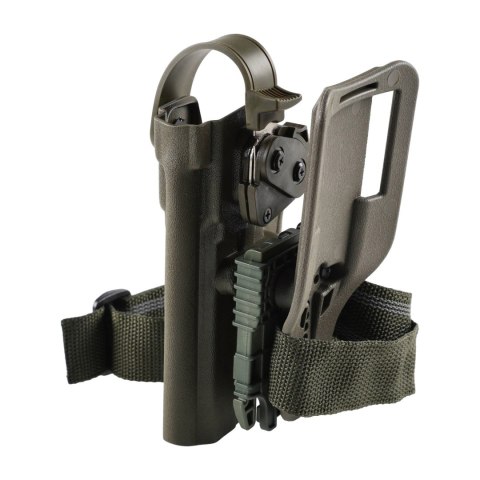 Kabura Doubletap OWB Strighter SLS z QLS VIS 100 pas na udo, oliwkowa Doubletap