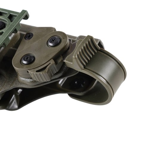 Kabura Doubletap OWB Strighter SLS z QLS VIS 100 pas na udo, oliwkowa Doubletap