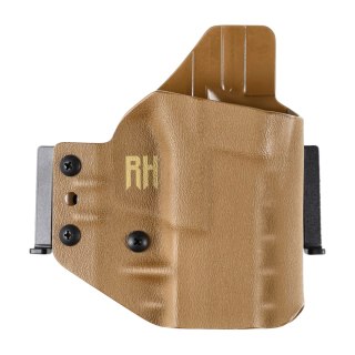 Kabura RH Holsters OWB Frogy do HS / H11, 1/2 sweatguard, speedloops 40 mm, prawa, coyote RH Holsters