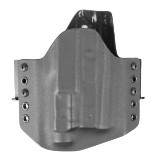 Kabura RH Holsters OWB do CZ P-07 i do latarki Fenix GL19R 1/2 sweatguard, speedloops, 40 mm, prawa, czarna RH Holsters