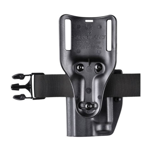 Kabura RH Holsters OWB tactical do Glock 17C gen 4 / GL19, Safariland mid-ride, prawa, czarna, 3 mm RH Holsters