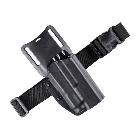 Kabura RH Holsters OWB tactical do Glock 17C gen 4 / GL19, Safariland mid-ride, prawa, czarna, 3 mm RH Holsters