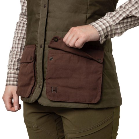 Kamizelka damska Härkila Retrieve Dark warm olive / Burgundy Härkila
