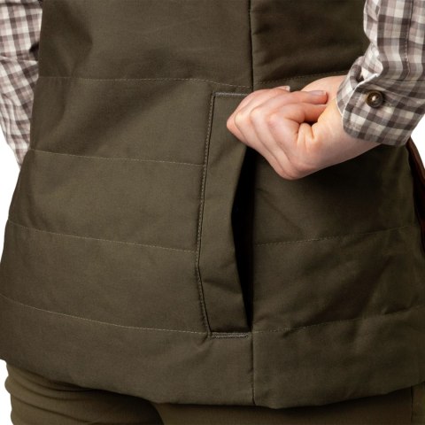 Kamizelka damska Härkila Retrieve Dark warm olive / Burgundy Härkila
