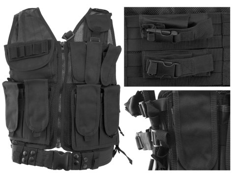 Kamizelka taktyczna MFH USMC czarna MFH - Max Fuchs