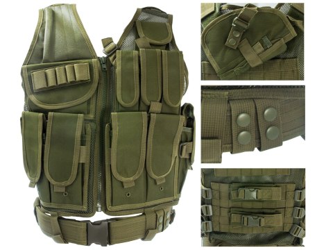 Kamizelka taktyczna MFH USMC oliwkowa MFH - Max Fuchs