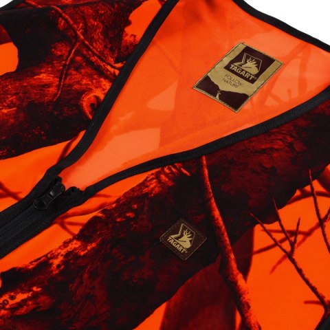 Kamizelka unisex Tagart Winter Fire 2 pomarańczowa z membraną Tagart