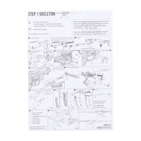 Karabin Paper Shooters Green Spit zestaw Paper Shooters