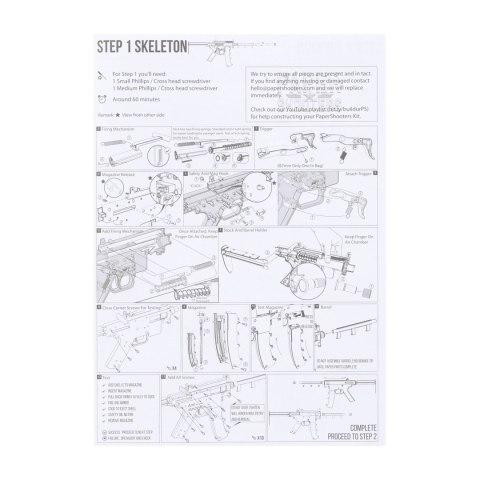 Karabin Paper Shooters Guardian Extinction zestaw Paper Shooters