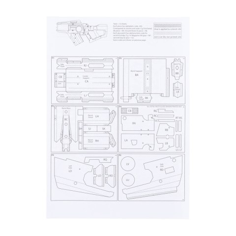 Karabin Paper Shooters Guardian Extinction zestaw Paper Shooters