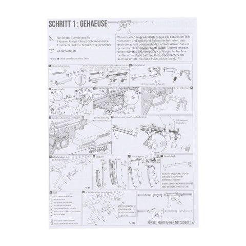 Karabin Paper Shooters Zombie Slayer zestaw Paper Shooters