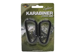 Karabińczyk BCB czarny 8 mm 2 szt. BCB International Ltd