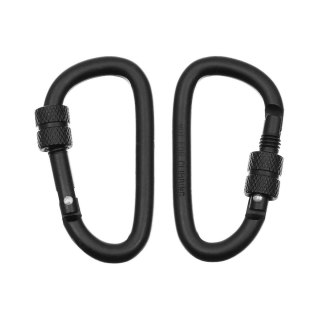 Karabińczyk MFH Screw Lock 60 mm czarny 2 sztuki MFH - Max Fuchs