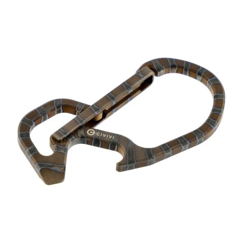 Karabińczyk do kluczy Civivi Click Flamed Titanium CA-01B Civivi