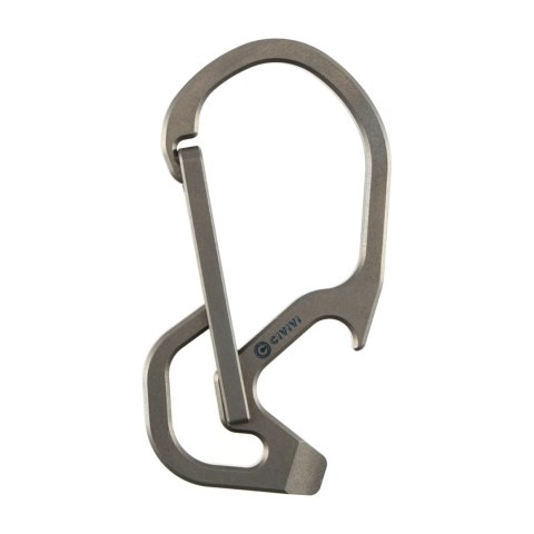 Karabińczyk do kluczy Civivi Click Gray Titanium CA-01A Civivi