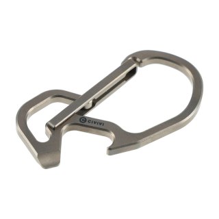 Karabińczyk do kluczy Civivi Click Gray Titanium CA-01A Civivi