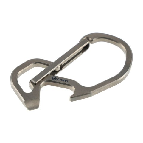 Karabińczyk do kluczy Civivi Click Gray Titanium CA-01A Civivi