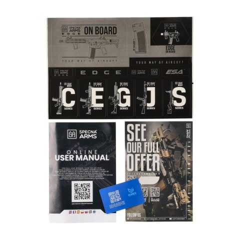 Karabinek ASG Specna Arms Daniel Defense® MK18 SA-E19 EDGE™ HAL ETU Chaos Bronze Specna Arms